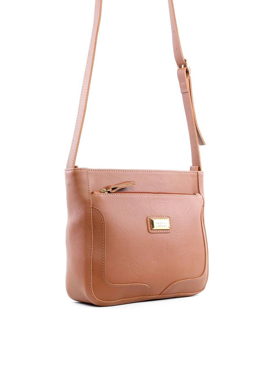 Bolsa Tote em Tressê com Bolso Frontal - Castor BSI-6243 - CS