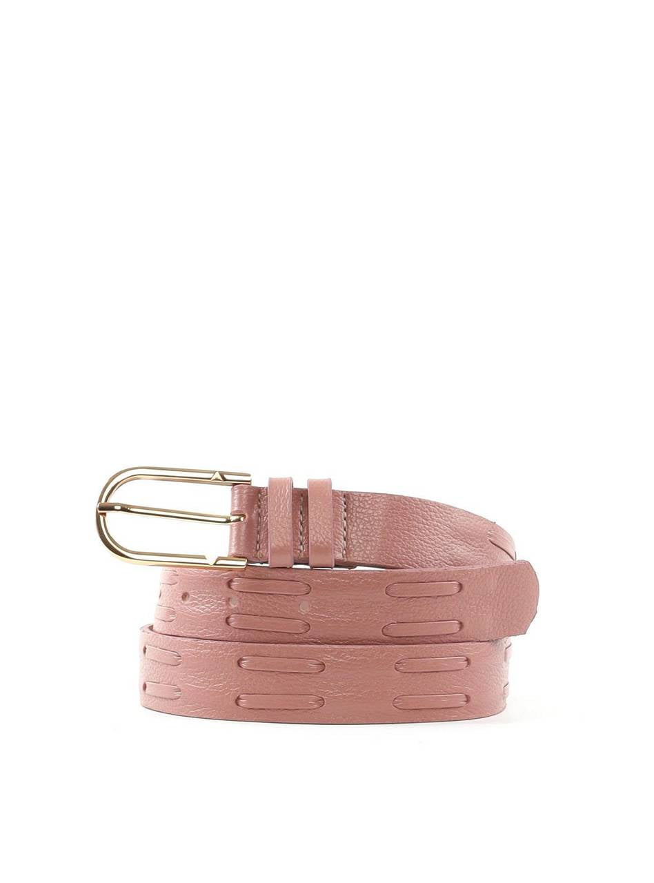Cinto Feminino Médio Estilo Whipstitch - Nude CTI-1010 - NU