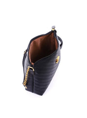 Bolsa Carteira Transversal com Costura - Preta BSI-6318 - PR
