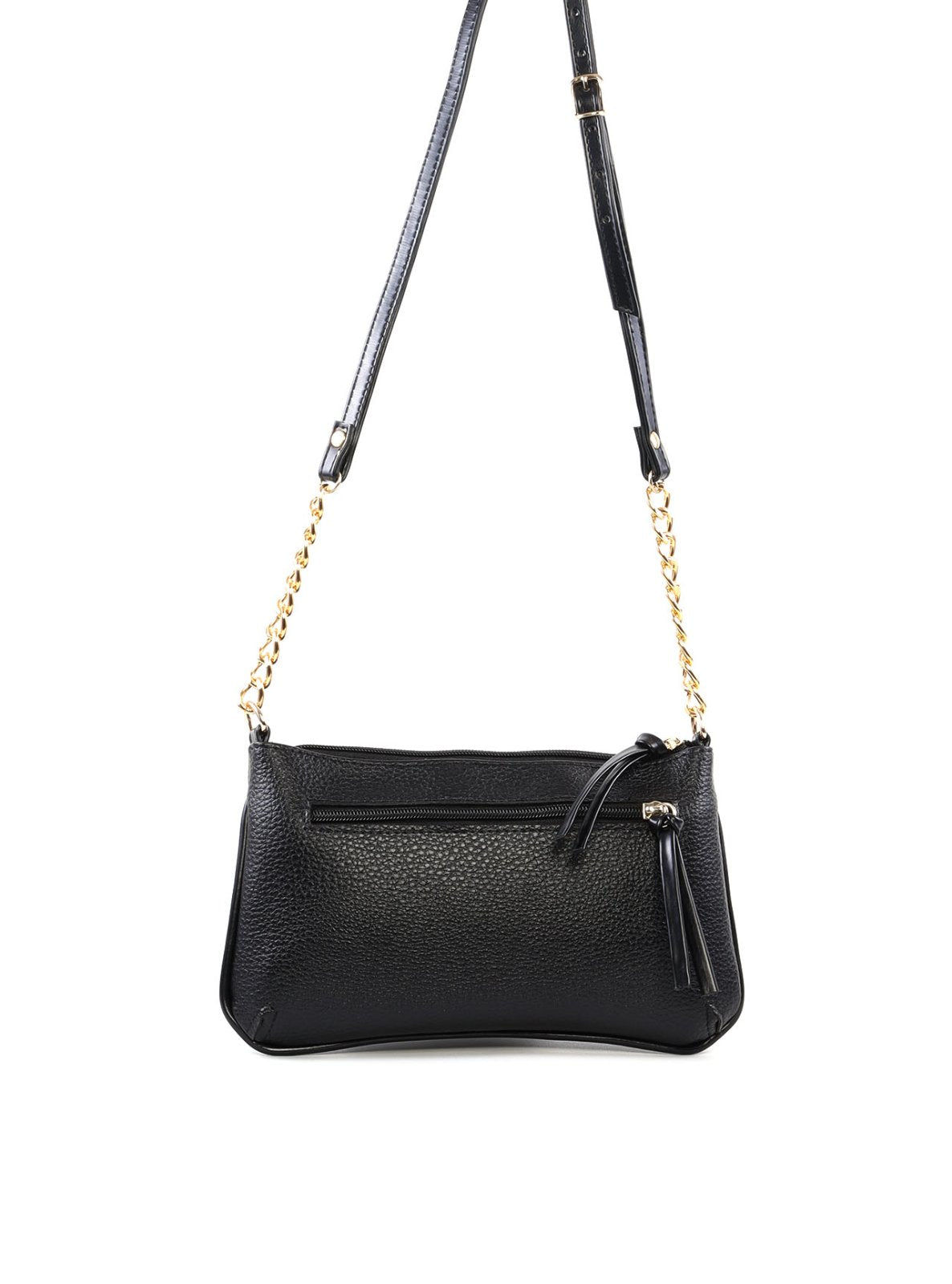 Bolsa Transversal Pequena com Bolso Frontal BSI-6519 - PR