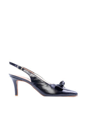 Scarpin Slingback com Detalhe em Nó - Preta SDI-11796 - PR
