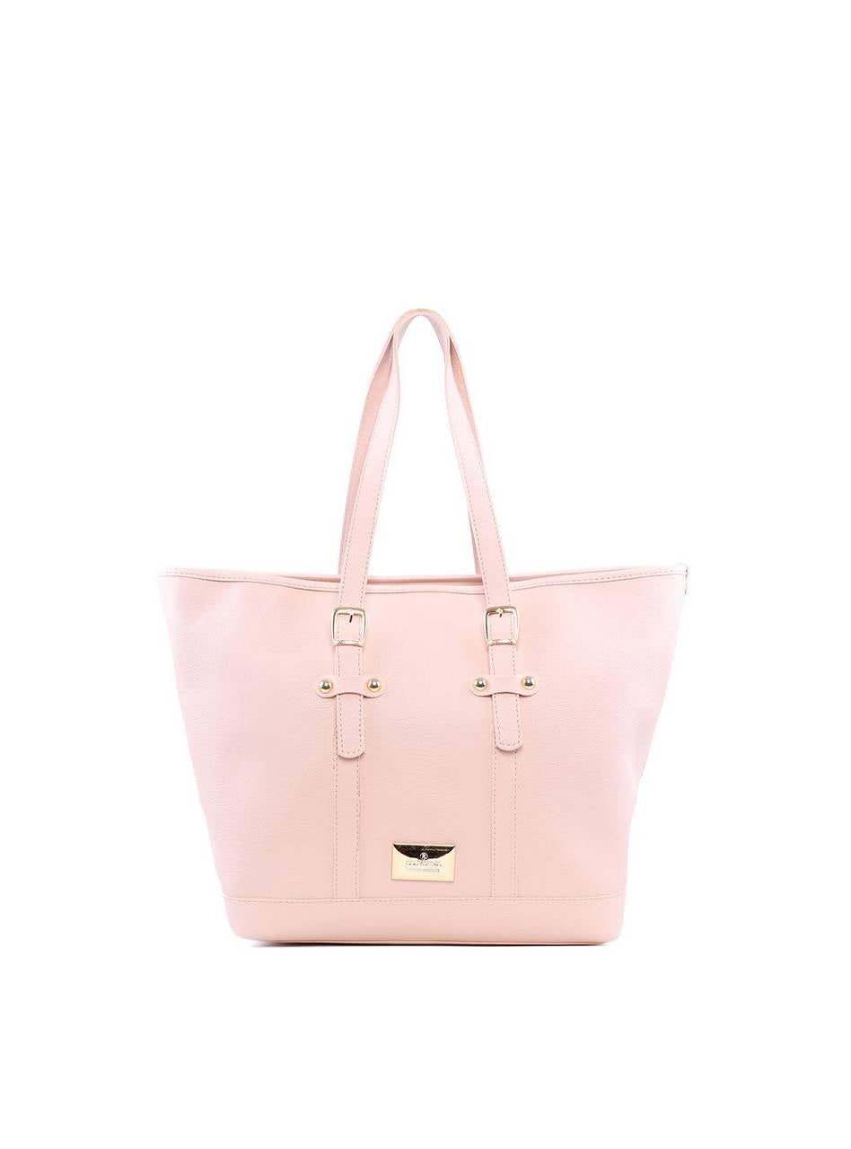 Bolsa Shopper com Fivela e Costura - Nude BSI-6224 - NU