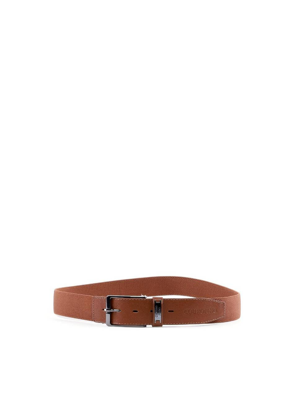Cinto Masculino Casual em Lona e Couro - Castor CTI-1014 - CS
