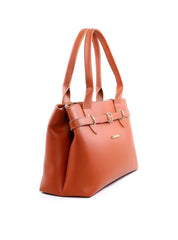 Bolsa Tote com Alça de Mão e Detalhe de Cinto - Castor BSI-6055 - CS