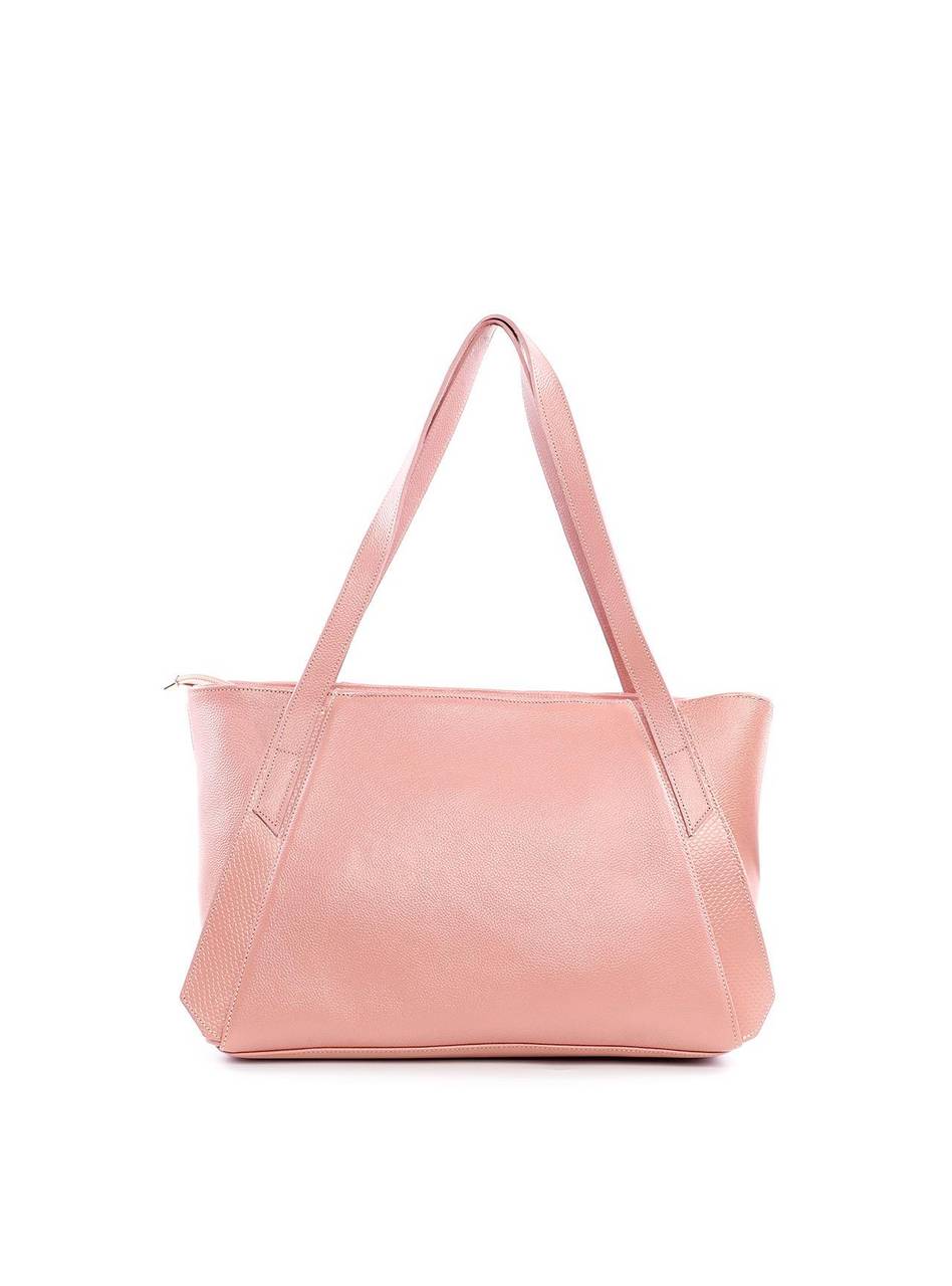 Bolsa Tote com Detalhe de Fivela e Recorte - Nude BSI-6189 - NU