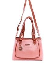 Bolsa Alderice Tote Detalhe Costura e Bag Charm - Nude BSI-6322 - NU