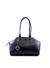 Bolsa Tote com Detalhe de Chaveiro CF - Preta BSI-6176 - PR