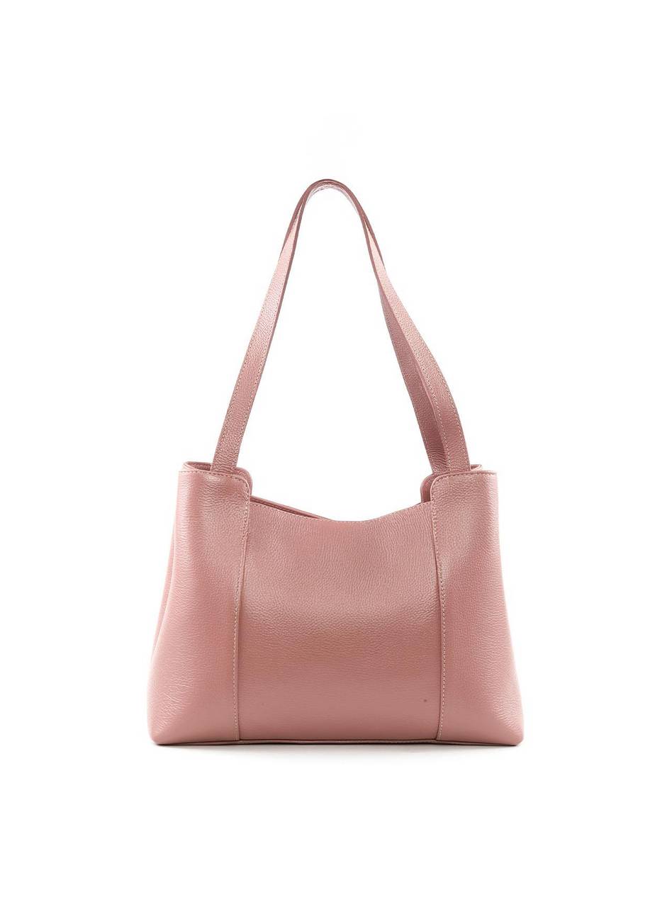 Bolsa Tote Quadrada com 3 Divisórias - Nude BSI-6398 - NU