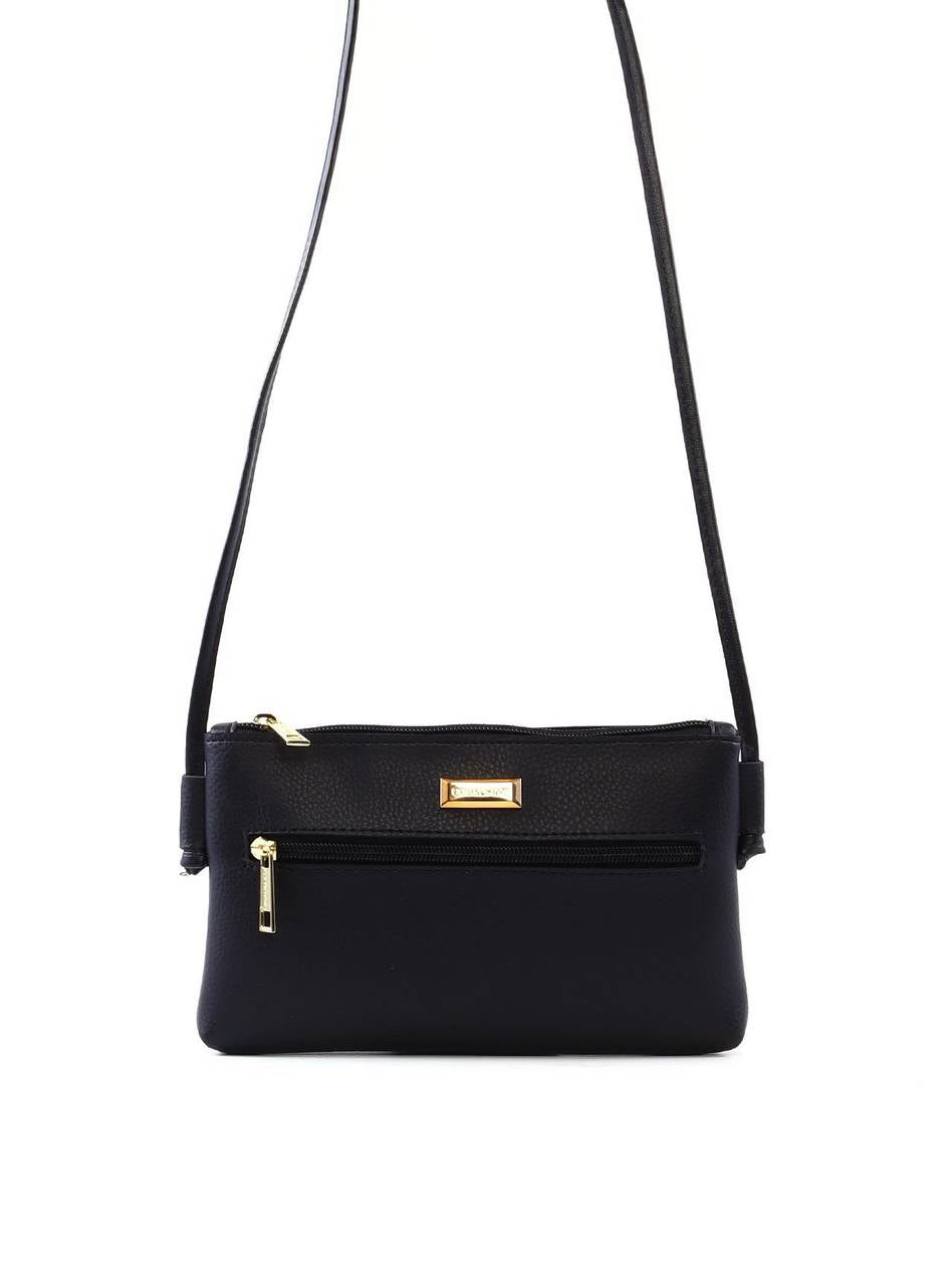 Bolsa Clutch Tiracolo com Bolso Frontal - Diversa BSI-6002 - DV