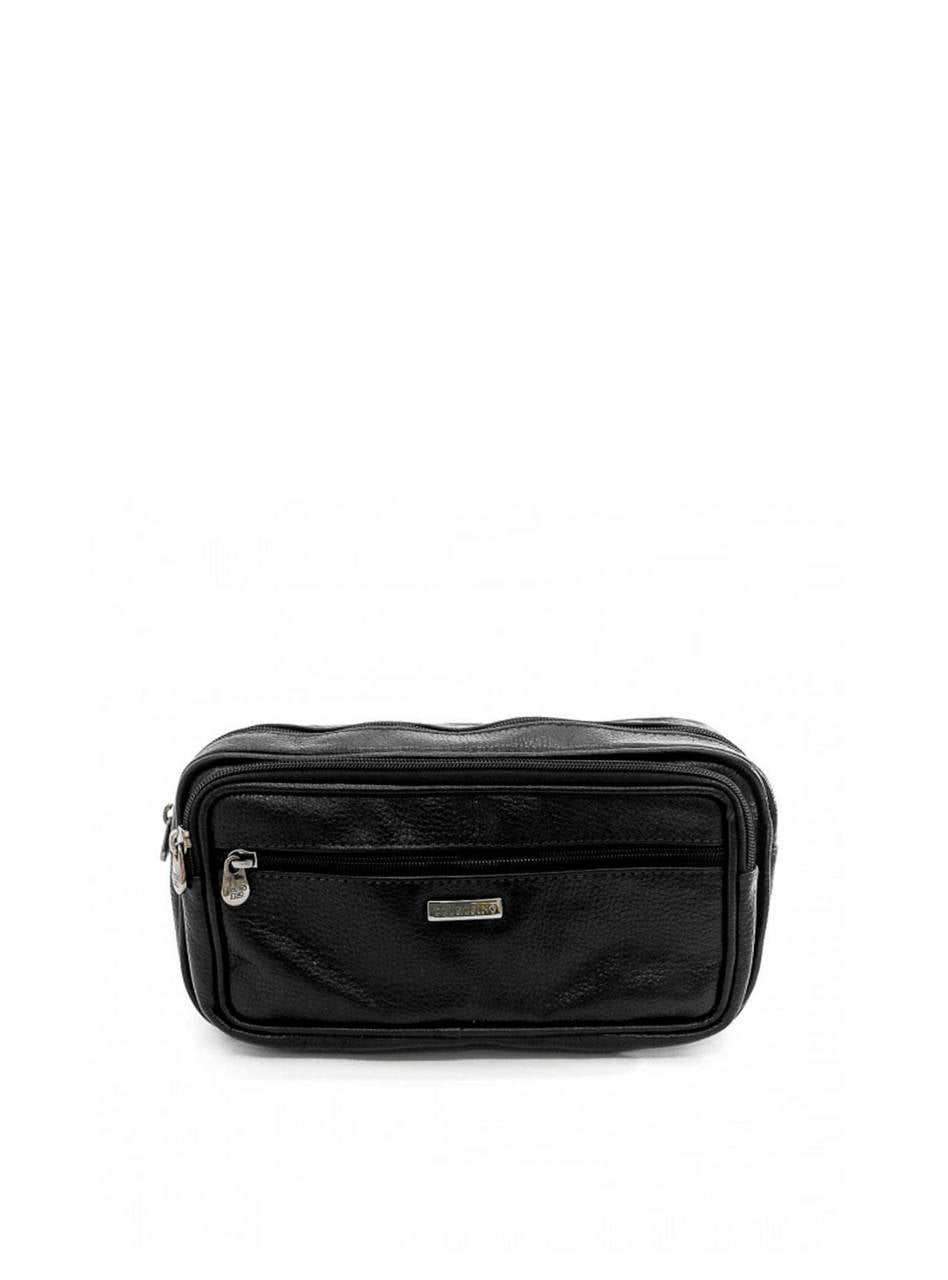 Pochete Masculina Couro Retangular Preta PCI-025 - PR