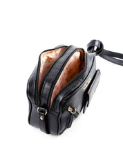 Bolsa Bag Transversal com Bolso Frontal - Preta BSI-6427 - PR
