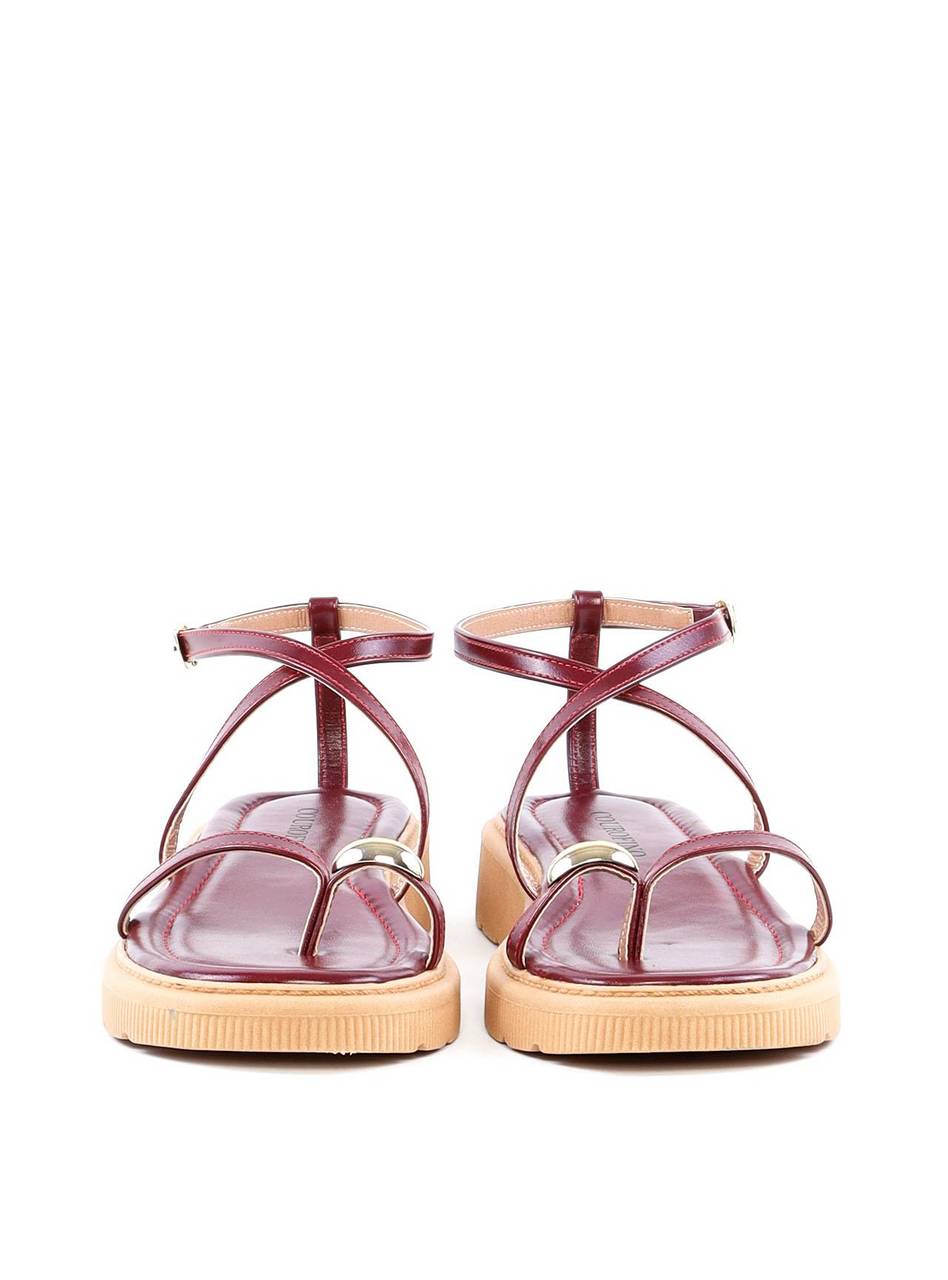 Papete de Dedo com Detalhe Dourado - Vinho SDI-11867 - VI