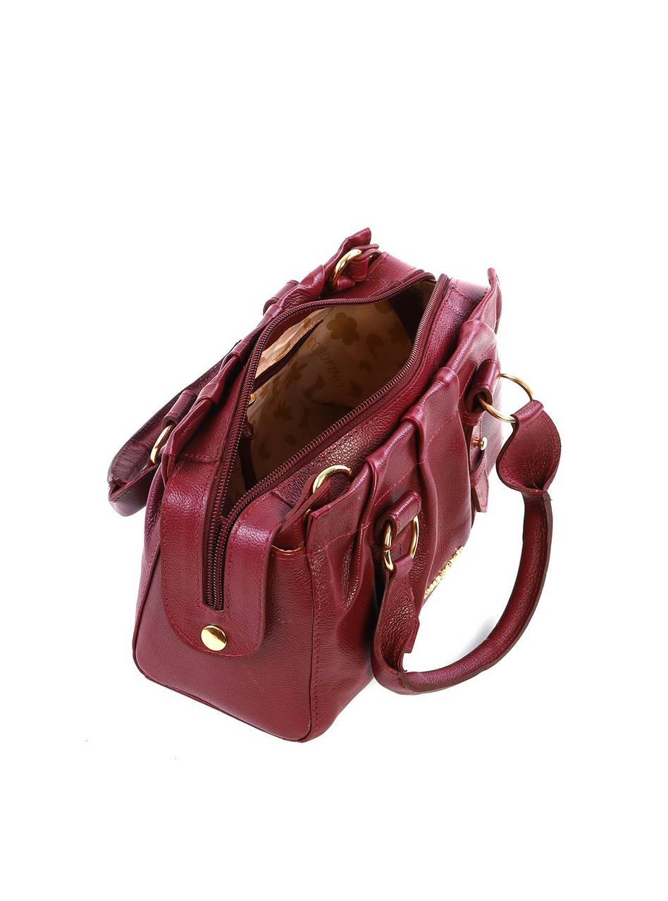 Bolsa Tote Drapeada - Vinho BSI-6391 - VI