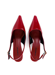 Scarpin Slingback com Salto Anabela - Vinho SD-12012 - VI