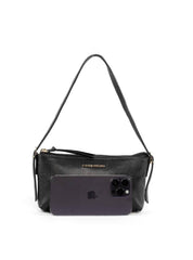 Bolsa Baguete Alça Mini Fivelas - Preta BSI-6382 - PR