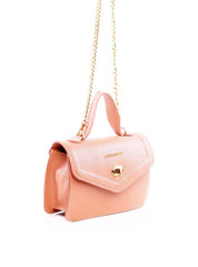 Bolsa Satchel de Mão com Fecho Giratório - Nude BSI-6283 - NU