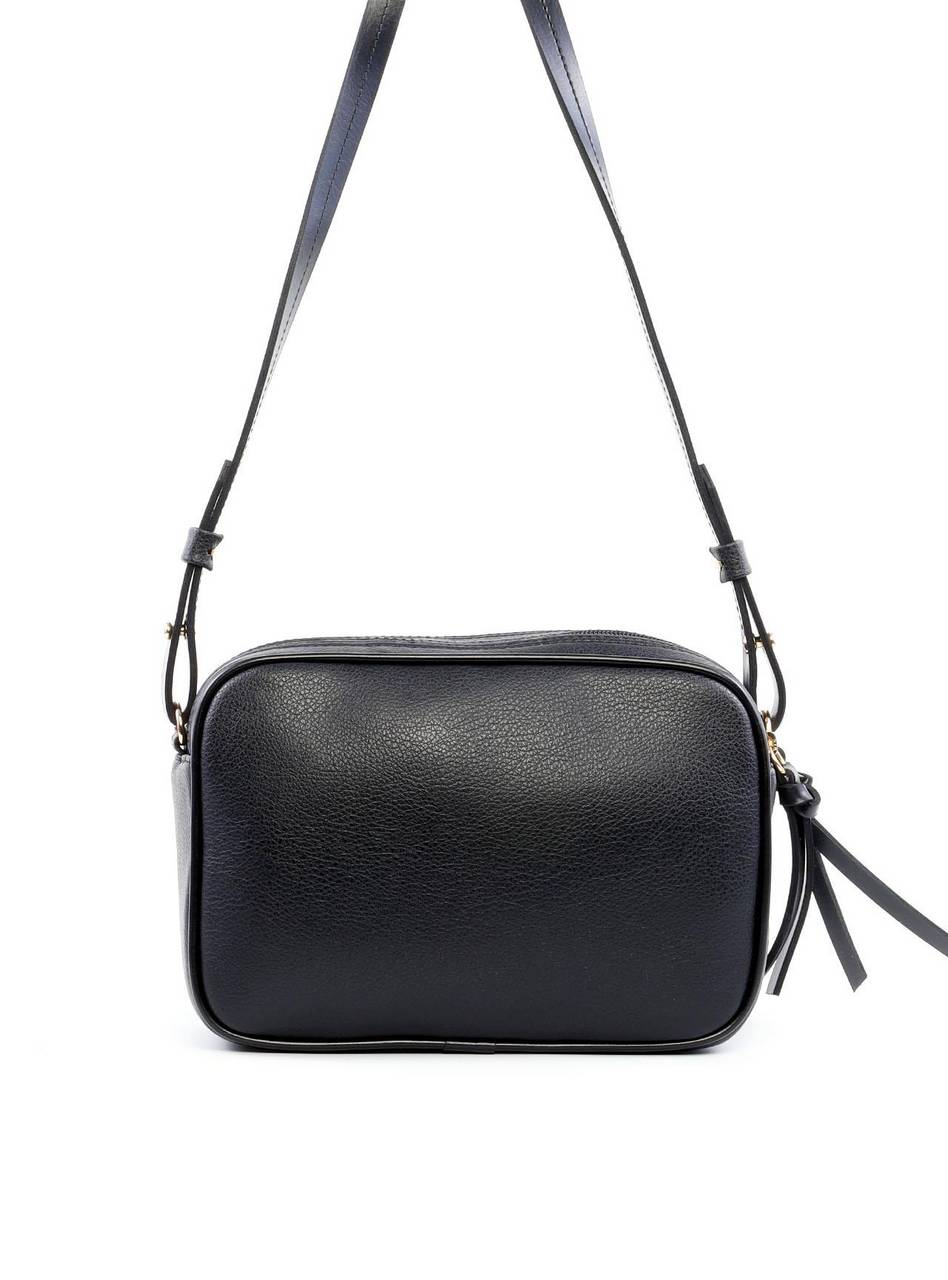 Bolsa Bag Transversal com Bolso Frontal - Preta BSI-6242 - PR