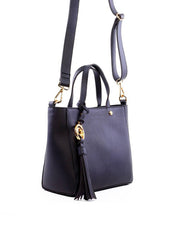 Bolsa Tote Quadrada com Barbicacho - Preta BSI-6273 - PR