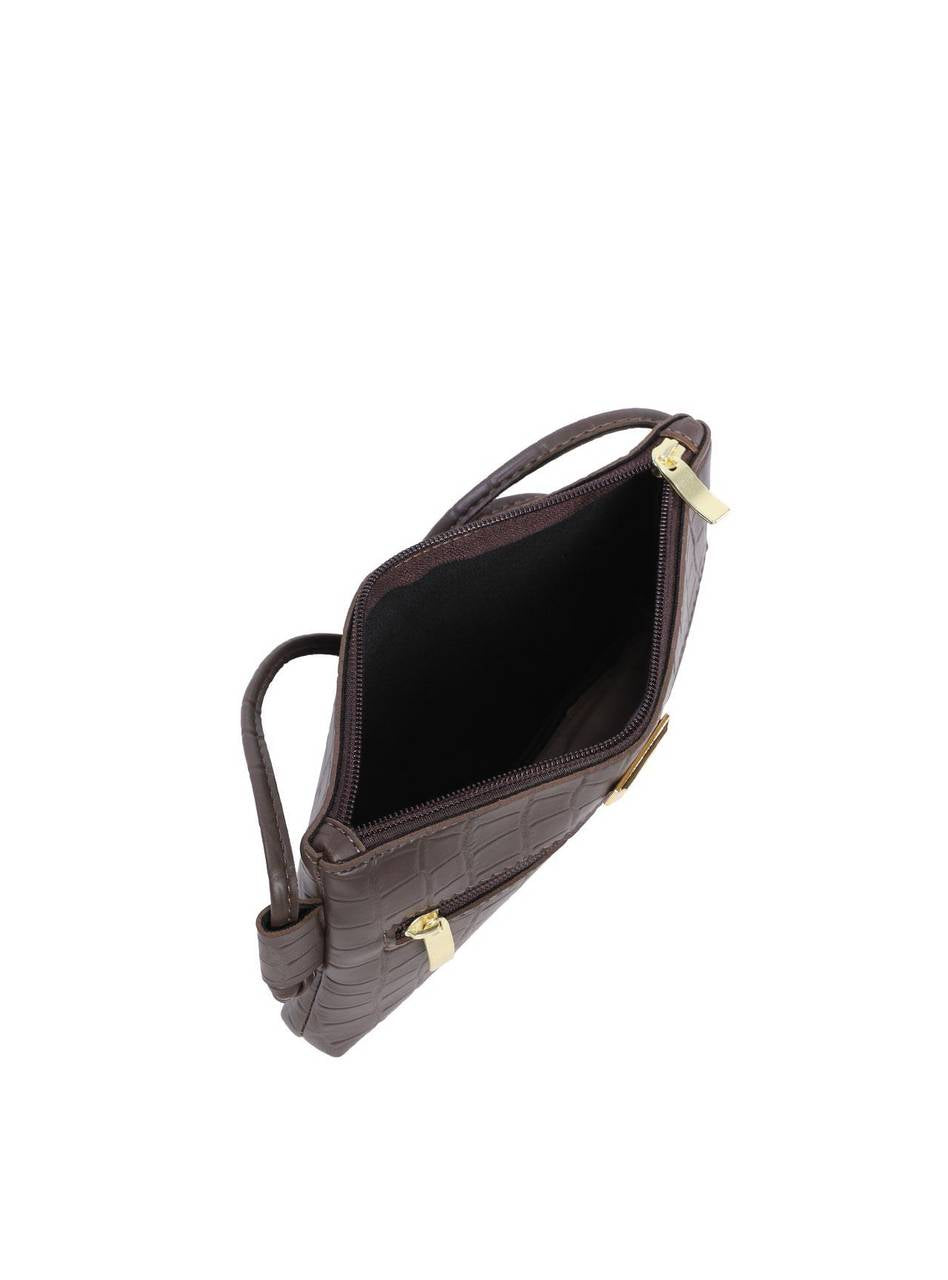 Bolsa Clutch Tiracolo com Bolso Frontal - Diversa BSI-6002 - DV