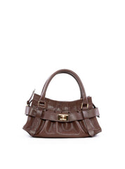 Bolsa Tote Média com Drapeado e Fecho Decorativo BSI-6492 - CA