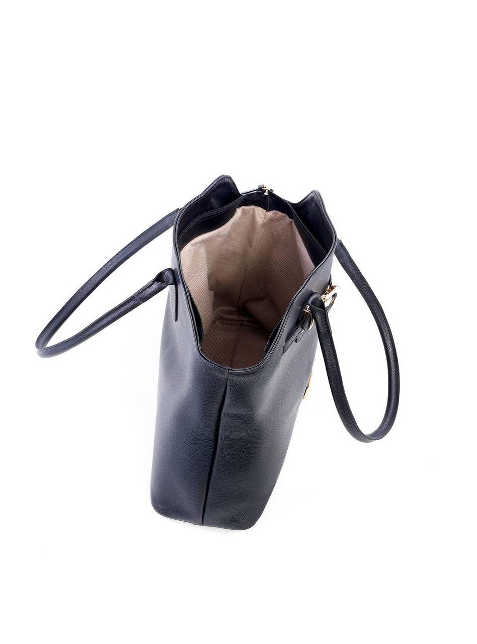 Bolsa com Detalhe de Cinto e Ilhós Frontal - Preta BSI-6187 - PR