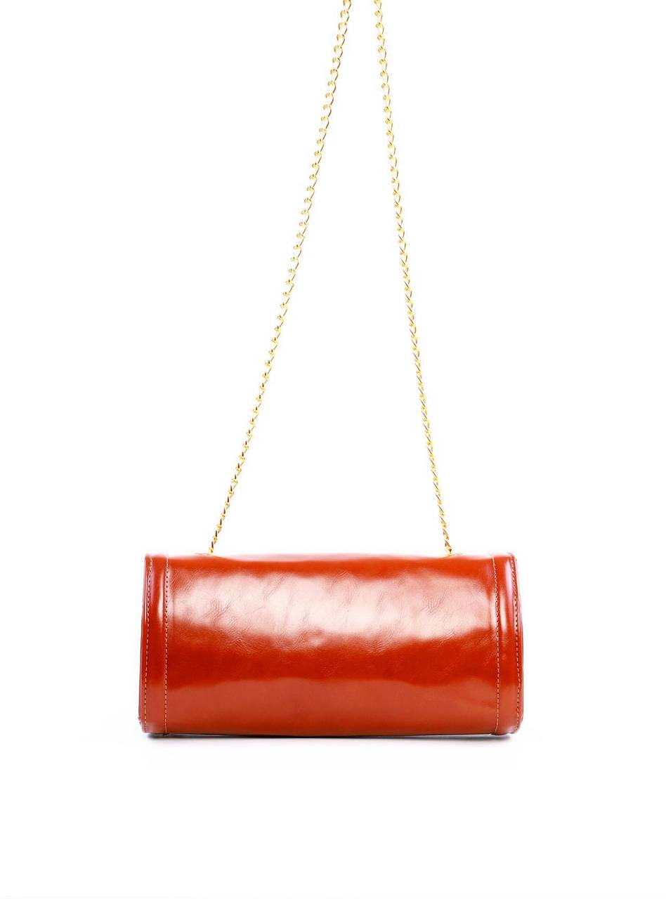 Bolsa Satchel Retangular Alça Transversal Corrente - Castor BSI-6262 - CS