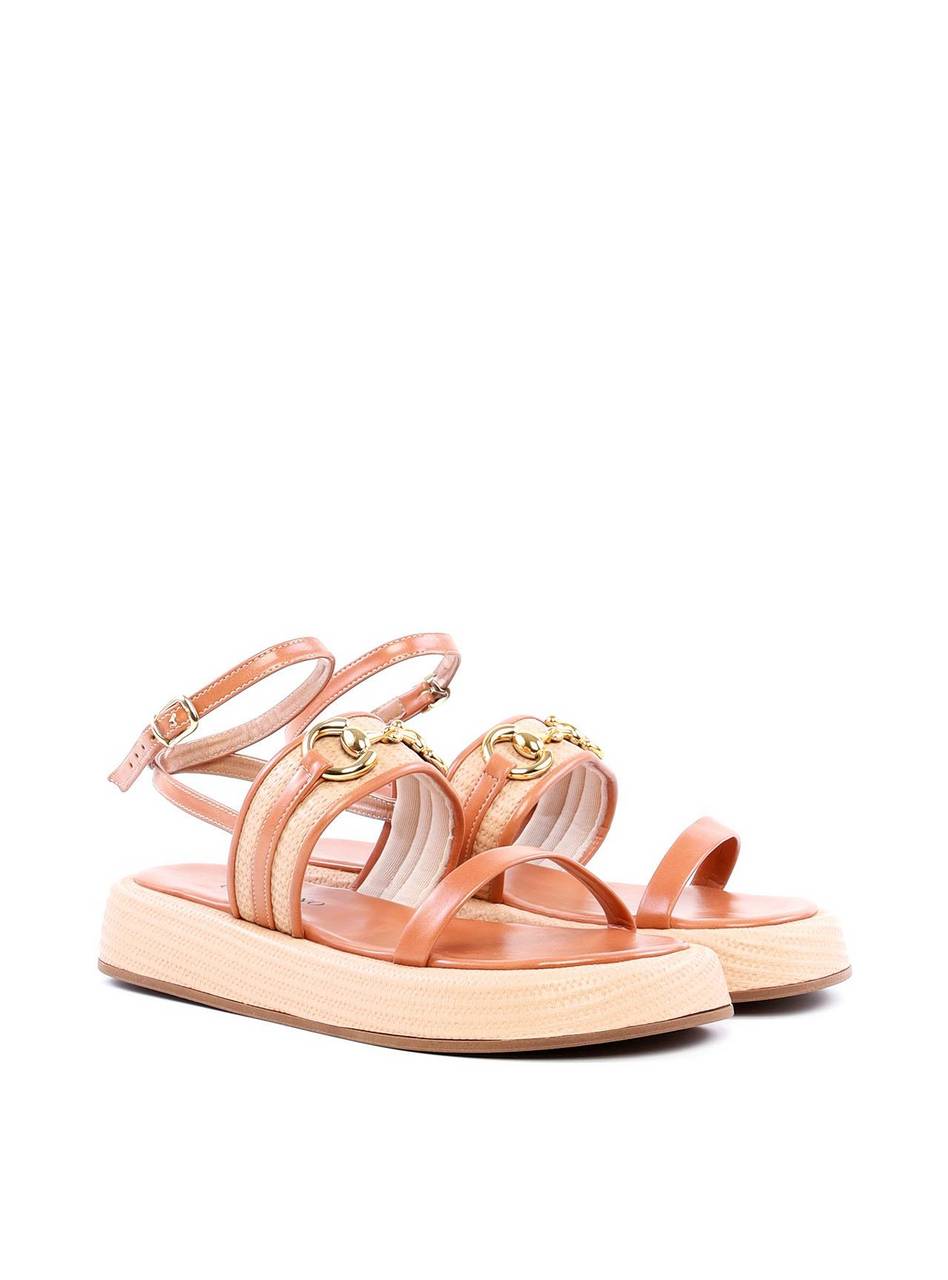 Papete Palha com Enfeite Bridão - Nude SDI-11886 - NU