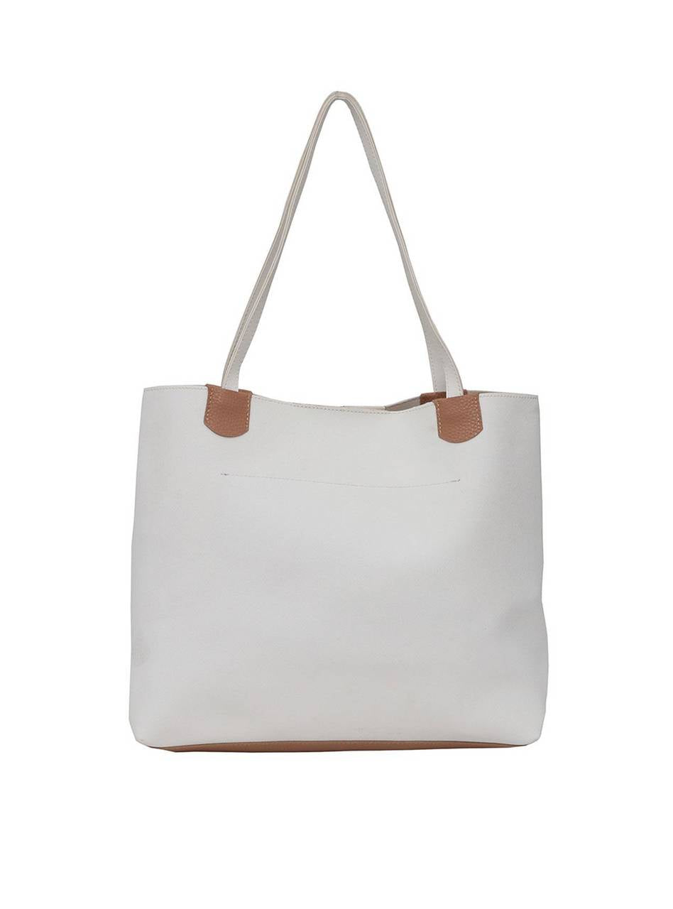Bolsa Shopper Média Tiracolo Frente Lisa Branca BSI-5139 - BR