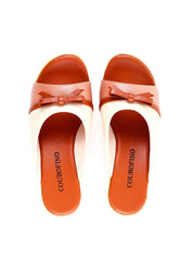 Tamanco Plataforma com Tira Larga e Laço - Colorida SDI-11950 - CL