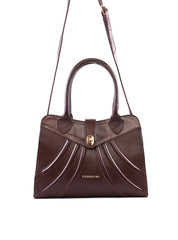 Bolsa Tote Detalhe Costura Frontal Alça Dupla - Cacau BSI-6379 - CA