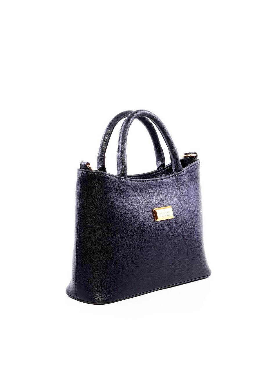 Bolsa Tote Quadrada Média Alça Dupla - Preta BSI-6278 - PR
