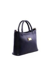 Bolsa Tote Quadrada Média Alça Dupla - Preta BSI-6278 - PR