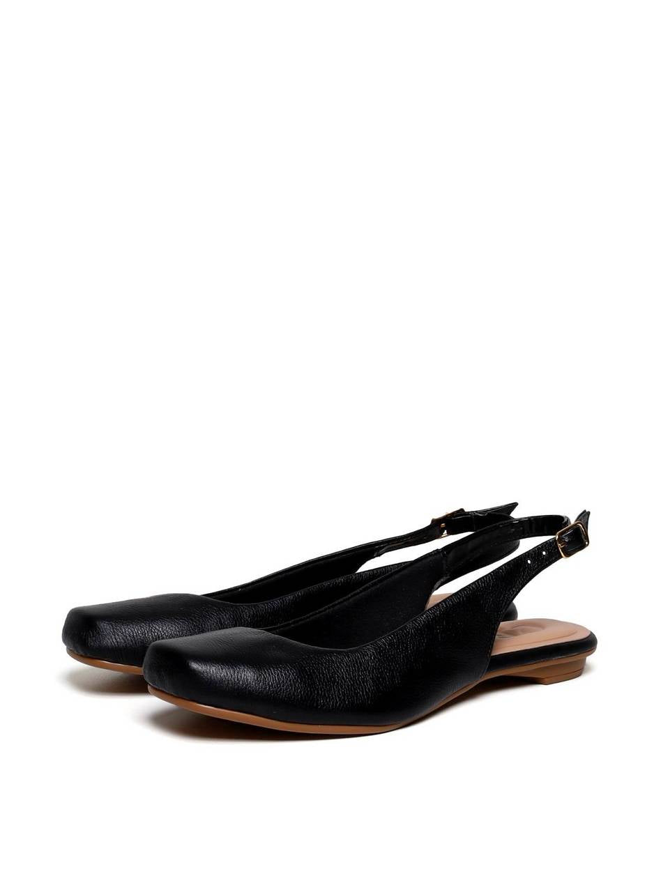 Sapatilha Slingback Bico Redondo - Preta SDI-11687 - PR