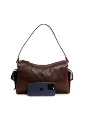 Bolsa Hobo com Bolsos Laterais - Cacau BSI-6452 - CA
