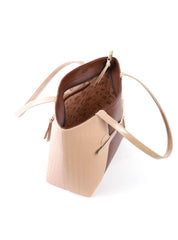Bolsa Shopper com Tressê e Fivela - Nude BSI-6421 - NU