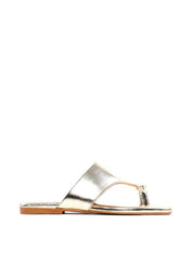 Rasteira com Tira Larga e Medalha - Ouro SDI-11906 - AU