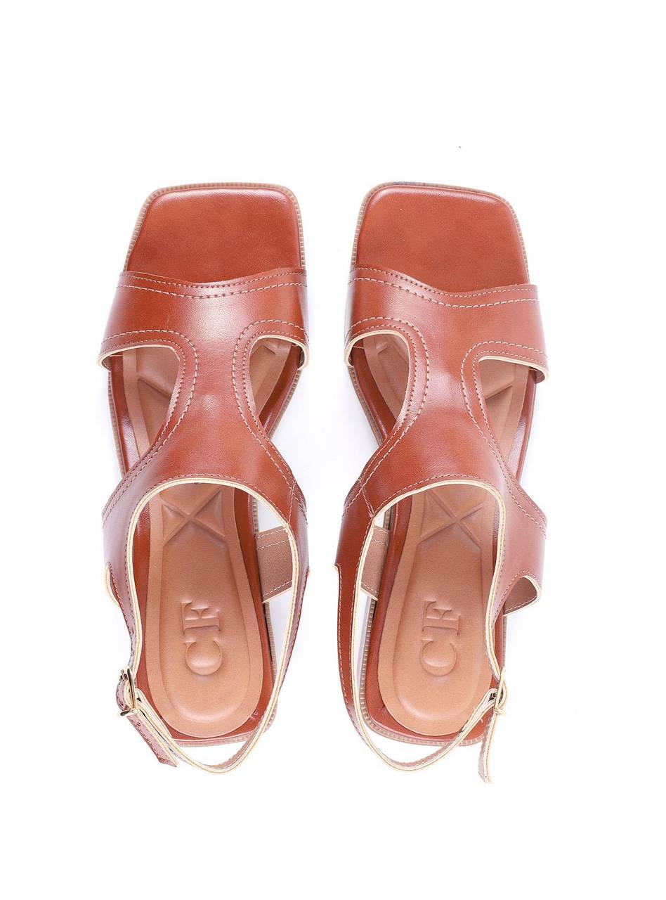 Sandália com Detalhes de Costura - Castor SDI-11790 - CS