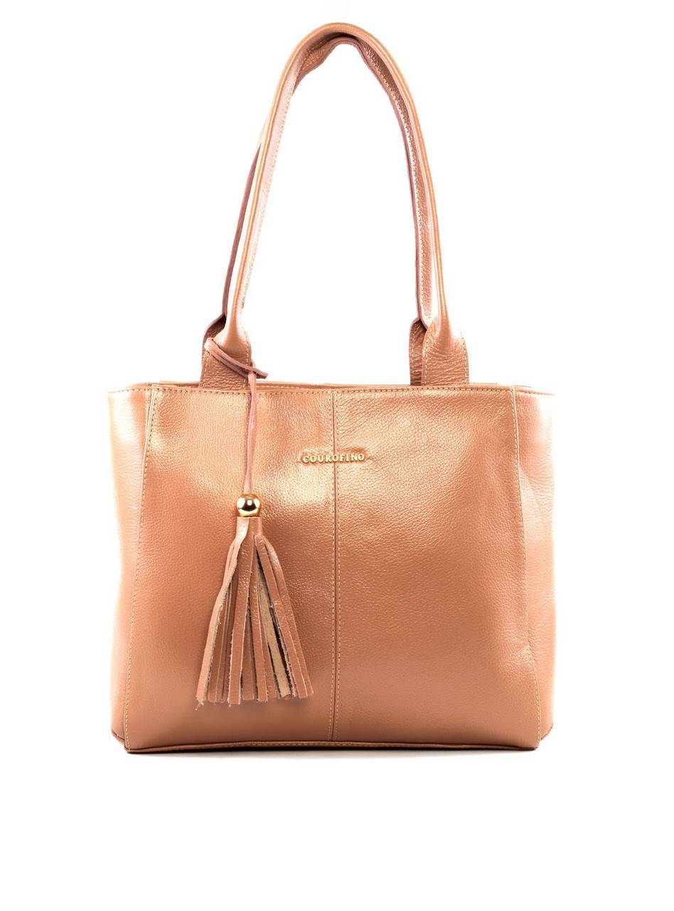 Bolsa Shopper com 3 Divisórias - Nude BSI-5674 - NU