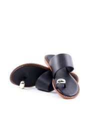Rasteira com Dedeira - Preta SDI-12136 - PR
