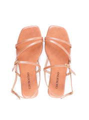Rasteira de Tiras Finas com Fivelas - Nude SDI-11881 - NU