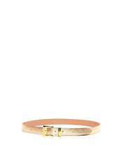 Cinto Feminino com Fivela Larga e Placa no Passador - Ouro CTI-1004 - AU