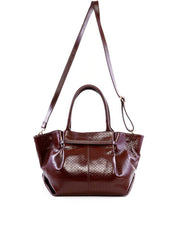 Bolsa Tote com Drapeado e Alça Dupla - Cacau BSI-6275 - CA