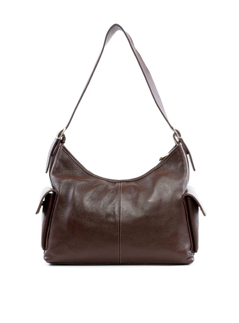 Bolsa Hobo com Bolsos Laterais - Cacau BSI-6234 - CA