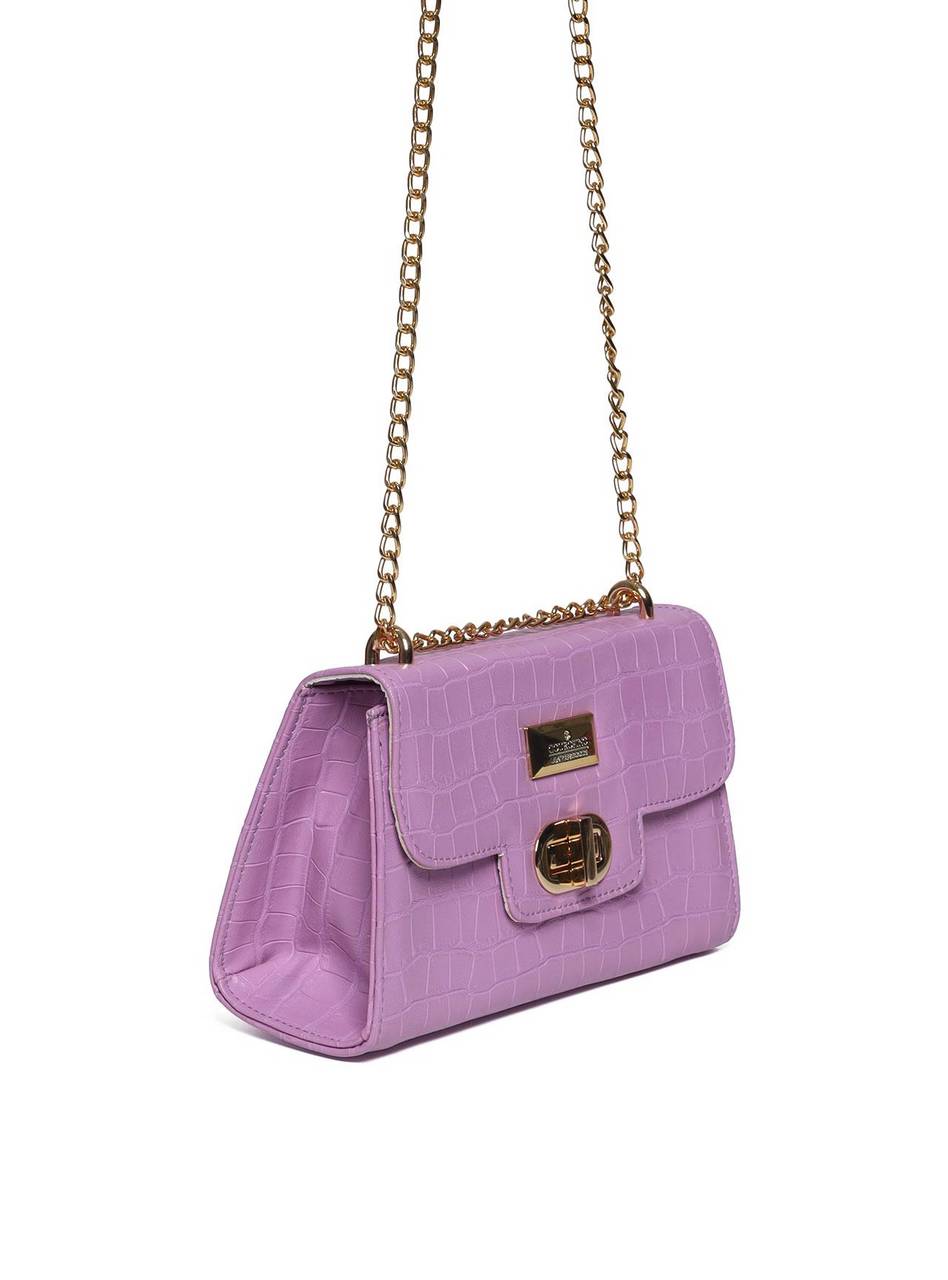 Bolsa Clutch Corrente Pequena - Lilás BSI-5544 - LI