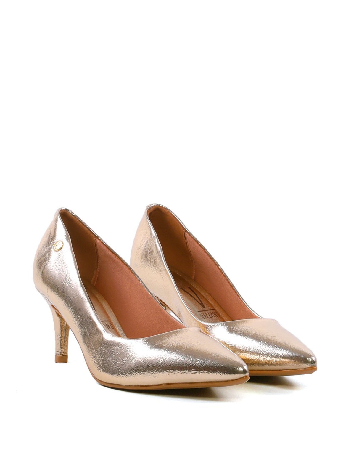 Scarpin Salto Agulha Médio com Bico Folha SP-12275 - AU