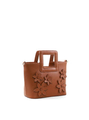 Bolsa Tote Média com Aplicação de Flores BSI-6487 - CS