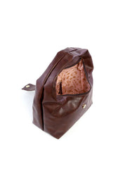 Bolsa Hobo com Placa CF - Cacau BSI-6170 - CA