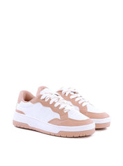 Tênis Feminino Casual em Sintético com Detalhes Nude SP- 11849 - NU