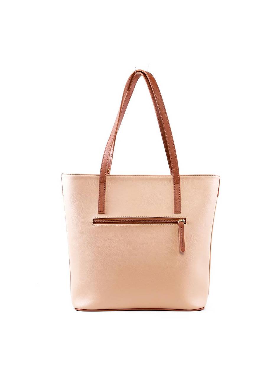 Bolsa Shopper Grande com Ilhós - Nude BSI-6460 - NU