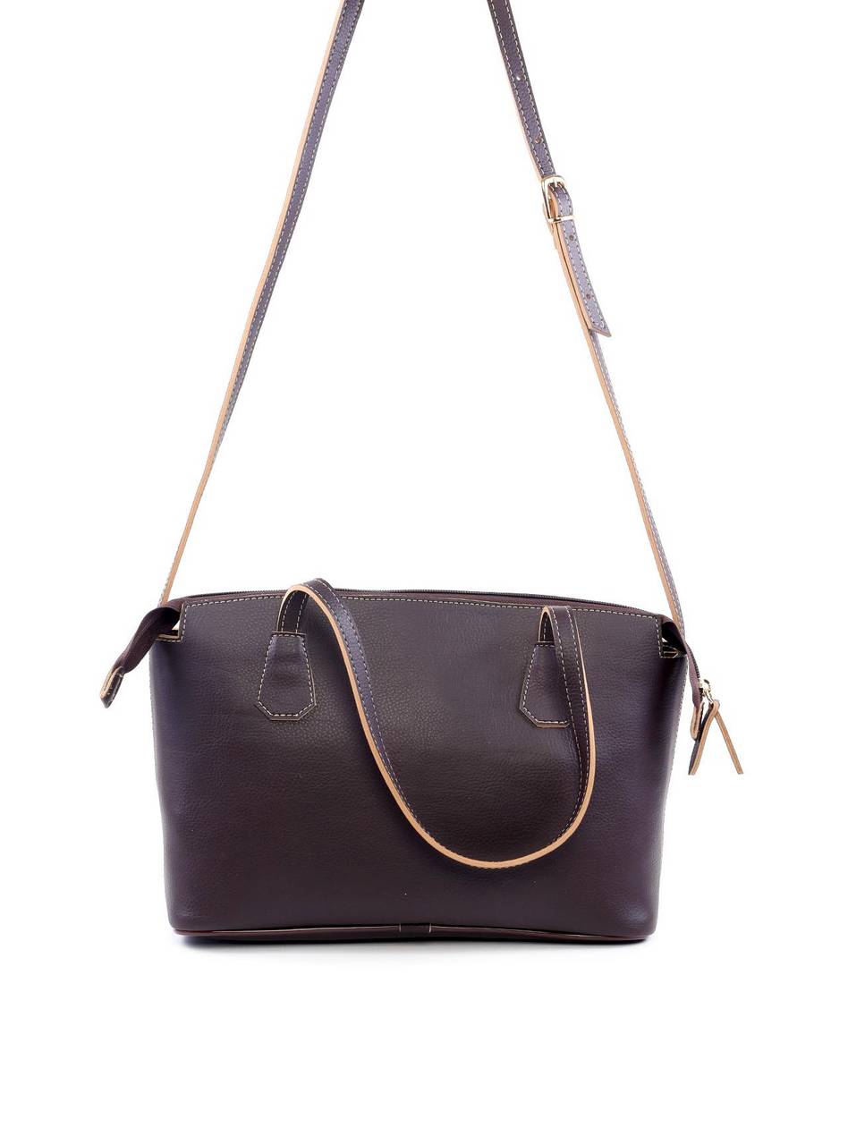 Bolsa Tote com Alça Dupla e Recortes na Vertical - Cacau BSI-6125 - CA